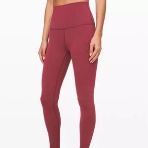lululemon athletica Burgundy Leggings